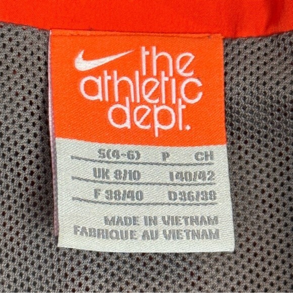 Vintage Nike Athletic Dept Orange Tag Orange Full Zip Jacket S - Picture 3 of 10